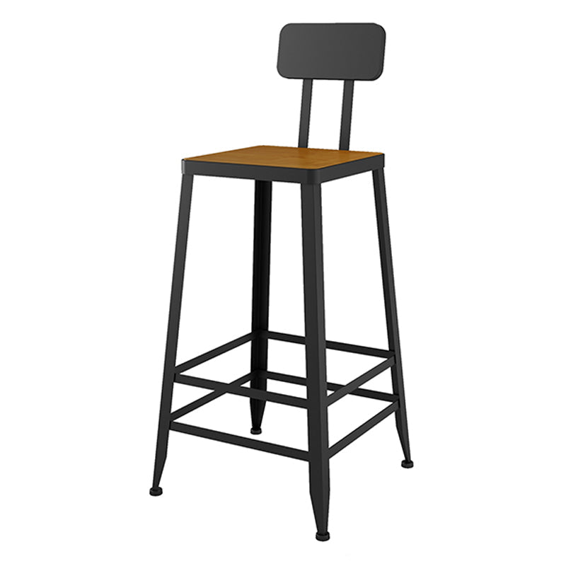 Modern Style 1/9 Pieces Bar Table Set Rectangle Pine Wood Counter Table for Cafe Light-Brown 30"H Stools (Set of 2) Clearhalo 'Bar Furniture' 'furn' 'furn_home_bar_bar_sets' 'Furniture' 'Home Bars & Bar Sets' 'home_bar_bar_sets' 'Kitchen & Dining Furniture' 5878182