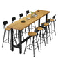 Modern Style 1/9 Pieces Bar Table Set Rectangle Pine Wood Counter Table for Cafe Clearhalo 'Bar Furniture' 'furn' 'furn_home_bar_bar_sets' 'Furniture' 'Home Bars & Bar Sets' 'home_bar_bar_sets' 'Kitchen & Dining Furniture' 5878185