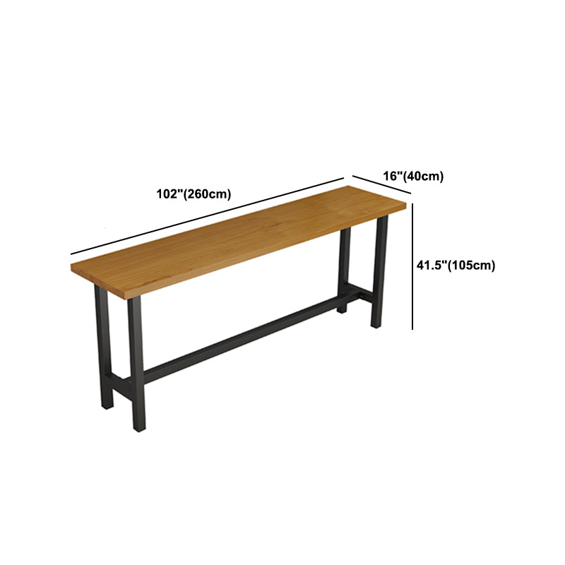 Modern Style 1/9 Pieces Bar Table Set Rectangle Pine Wood Counter Table for Cafe Clearhalo 'Bar Furniture' 'furn' 'furn_home_bar_bar_sets' 'Furniture' 'Home Bars & Bar Sets' 'home_bar_bar_sets' 'Kitchen & Dining Furniture' 5878201