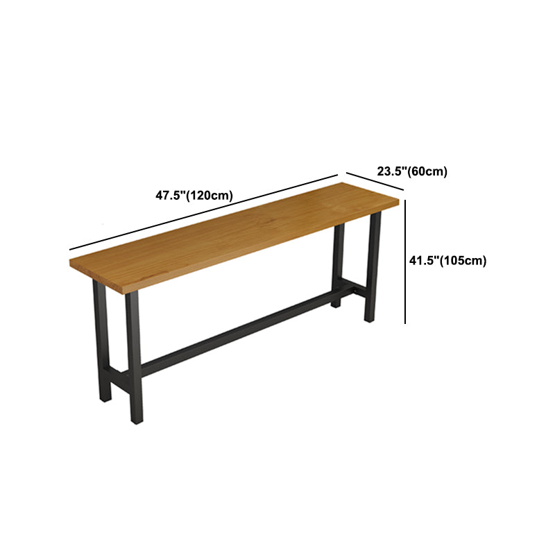 Modern Style 1/9 Pieces Bar Table Set Rectangle Pine Wood Counter Table for Cafe Clearhalo 'Bar Furniture' 'furn' 'furn_home_bar_bar_sets' 'Furniture' 'Home Bars & Bar Sets' 'home_bar_bar_sets' 'Kitchen & Dining Furniture' 5878203