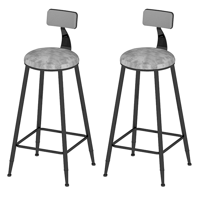 Glam Oval Indoor Counter Set 1/2/3 Pieces Double Pedestal Bar Pub Table Set Light-Grey 30"H Stools (Set of 2) Clearhalo 'Bar Furniture' 'furn' 'furn_home_bar_bar_sets' 'Furniture' 'Home Bars & Bar Sets' 'home_bar_bar_sets' 'Kitchen & Dining Furniture' 5878219
