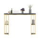 Glam Oval Indoor Counter Set 1/2/3 Pieces Double Pedestal Bar Pub Table Set Clearhalo 'Bar Furniture' 'furn' 'furn_home_bar_bar_sets' 'Furniture' 'Home Bars & Bar Sets' 'home_bar_bar_sets' 'Kitchen & Dining Furniture' 5878225