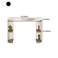 Glam Oval Indoor Counter Set 1/2/3 Pieces Double Pedestal Bar Pub Table Set Clearhalo 'Bar Furniture' 'furn' 'furn_home_bar_bar_sets' 'Furniture' 'Home Bars & Bar Sets' 'home_bar_bar_sets' 'Kitchen & Dining Furniture' 5878236