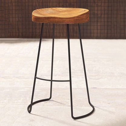 1/4/5/7-teiliges industrielles rechteckiges Kneipentisch-Set aus Holz