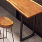 1/4/5/7-teiliges industrielles rechteckiges Kneipentisch-Set aus Holz