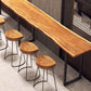 1/4/5/7-teiliges industrielles rechteckiges Kneipentisch-Set aus Holz