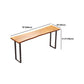 1/4/5/7-teiliges industrielles rechteckiges Kneipentisch-Set aus Holz