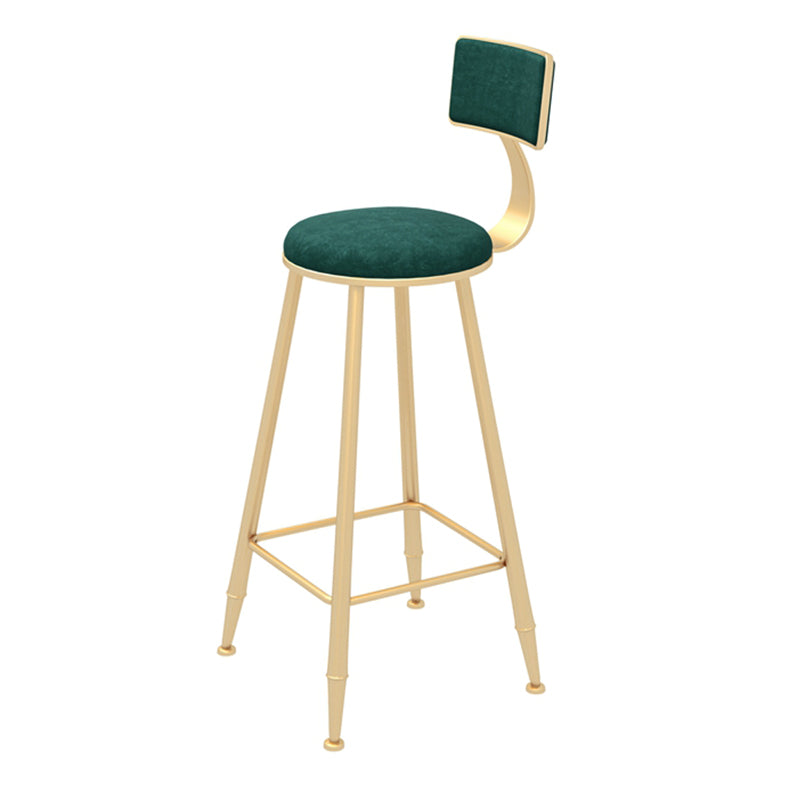 Glam 1/3/5 Pieces Bar Table Set Rectangle Stone Counter Table with Stools for Living Room Green 30"H Stool (Single) Clearhalo 'Bar Furniture' 'furn' 'furn_home_bar_bar_sets' 'Furniture' 'Home Bars & Bar Sets' 'home_bar_bar_sets' 'Kitchen & Dining Furniture' 5878408