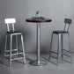 Modern Wood Pub Table Set 1/2/3 Pieces Round Counter Table Set