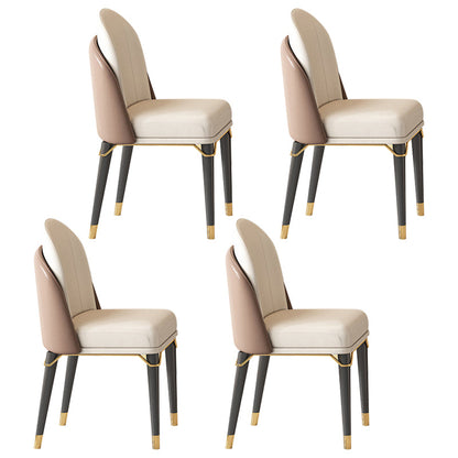 Contemporary Rectangle Sintered Stone Dining Table Set 1/4/5/7 Pieces Dining Set 4 Brown Chairs Clearhalo 'Dining Room Sets' 'Dining Tables & Seating' 'dining_room_set' 'furn' 'furn_dining_room_set' 'Furniture' 'Kitchen & Dining Furniture' 5878476