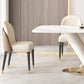 Contemporary Rectangle Sintered Stone Dining Table Set 1/4/5/7 Pieces Dining Set Clearhalo 'Dining Room Sets' 'Dining Tables & Seating' 'dining_room_set' 'furn' 'furn_dining_room_set' 'Furniture' 'Kitchen & Dining Furniture' 5878483