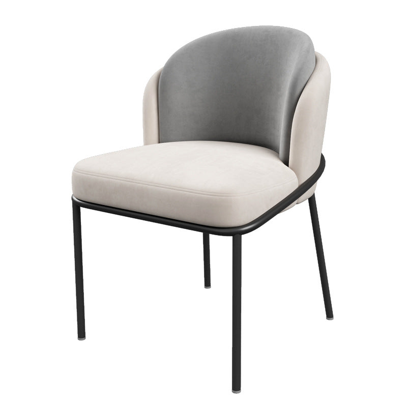 Modern Style Sintered Stone Dining Set Round 1/3/4/5 Pieces Dining Set for Home Use 1 Beige Chair Clearhalo 'Dining Room Sets' 'Dining Tables & Seating' 'dining_room_set' 'furn' 'furn_dining_room_set' 'Furniture' 'Kitchen & Dining Furniture' 5878500