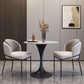Modern Style Sintered Stone Dining Set Round 1/3/4/5 Pieces Dining Set for Home Use 3 Pieces: Table, 2 Chairs Clearhalo 'Dining Room Sets' 'Dining Tables & Seating' 'dining_room_set' 'furn' 'furn_dining_room_set' 'Furniture' 'Kitchen & Dining Furniture' 5878502