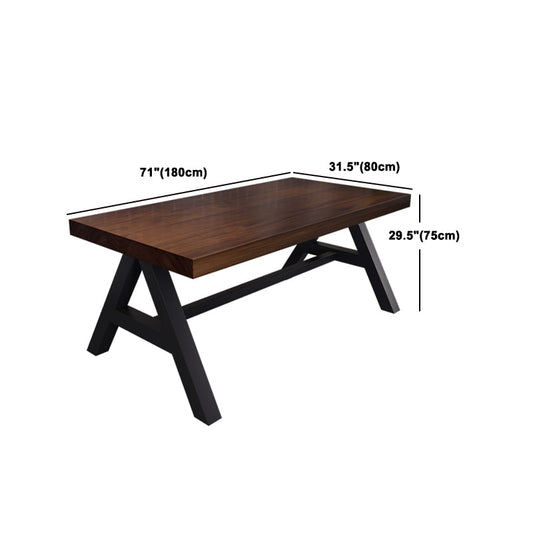 Mesa de comedor de madera de pino de 1/3/5 piezas industrial para el comedor para el comedor