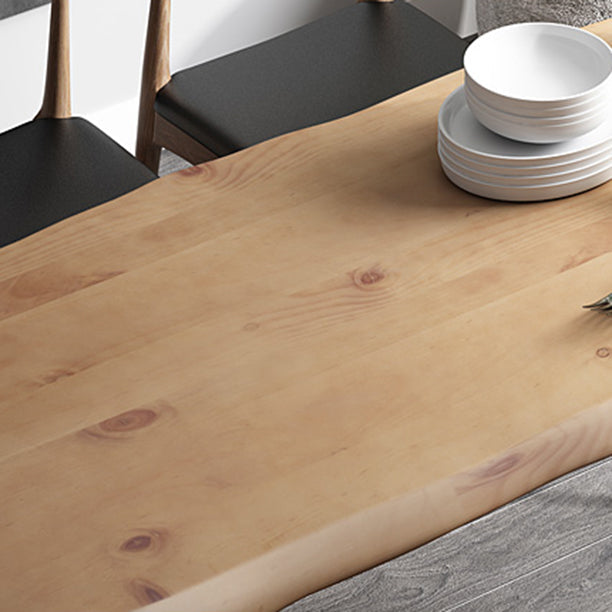 Moderne 1/5 stukken Dinerset rechthoekige dennenhout eettafel voor café