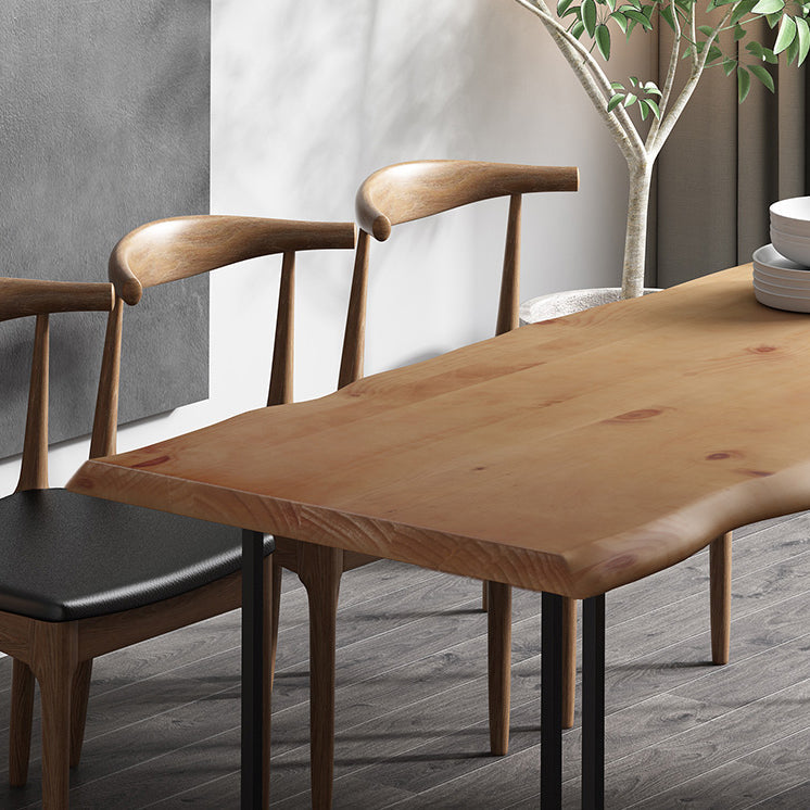 Moderne 1/5 stukken Dinerset rechthoekige dennenhout eettafel voor café