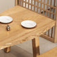Moderno 1/4/5/6 pezzi set da pranzo tavolo da pranzo in legno di pino rettangolo per sala da pranzo