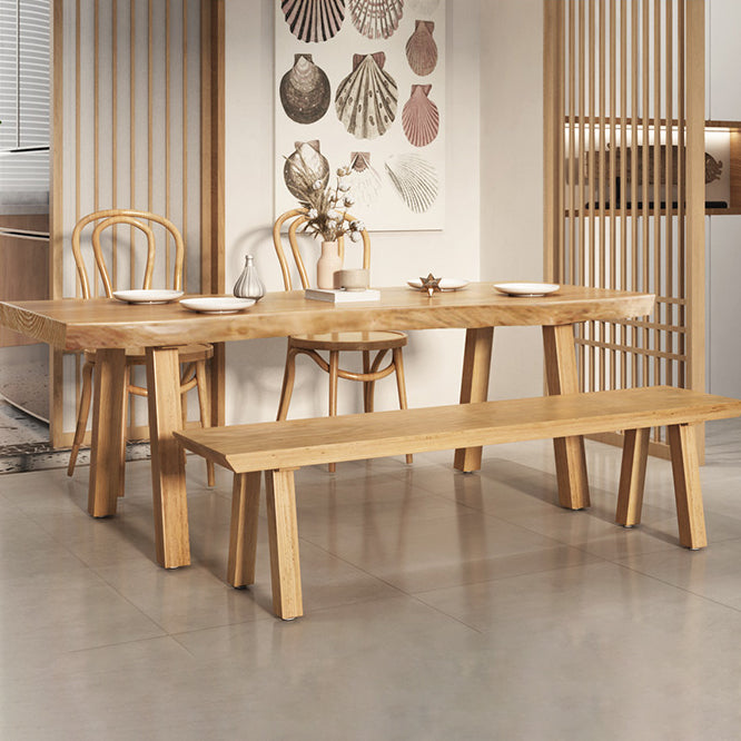 Moderno 1/4/5/6 pezzi set da pranzo tavolo da pranzo in legno di pino rettangolo per sala da pranzo