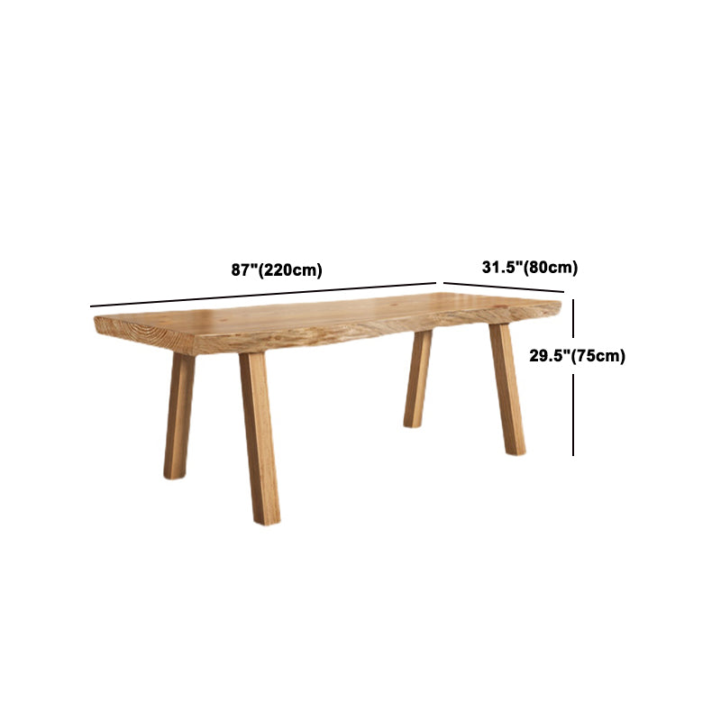 Moderno 1/4/5/6 pezzi set da pranzo tavolo da pranzo in legno di pino rettangolo per sala da pranzo