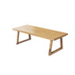Modern Dining Set 1/2/4/5/7 Pieces Rectangle Pine Wood Dining Table for Dining Room