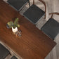 Industrial Dining Set 1/5/7 Pieces Rectangle Pine Wood Dining Table for Kitchen