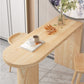 Mesa de comedor de madera Mesa de bar con pedestal doble contemporánea