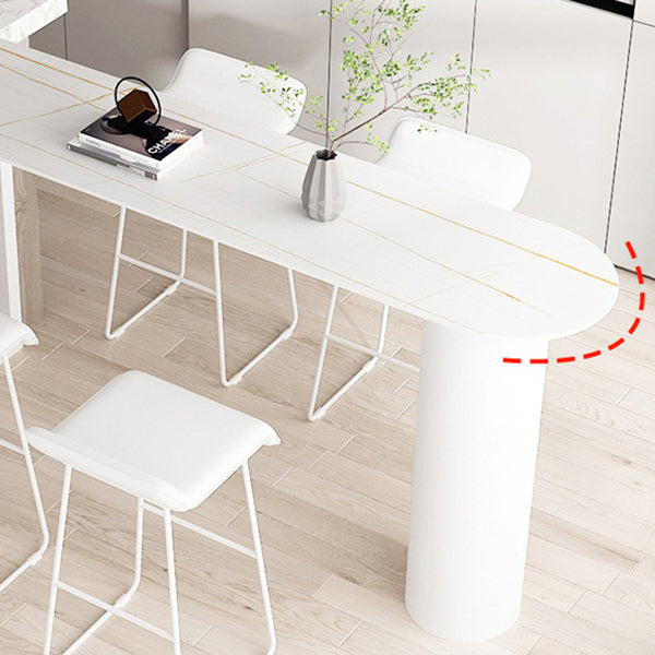 Tavolo da bar in stile contemporaneo tavolo da barra da bar con doppio piedistallo