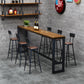 Solid Wood Table Rectangle Dining Table for Kitchen Living Room Coffee Room 70.9"L x 19.7"W x 41.3"H Without Chairs Clearhalo 'Bar Furniture' 'Bar Tables' 'bar_tables' 'furn' 'furn_bar_tables' 'Furniture' 'Kitchen & Dining Furniture' 5878936
