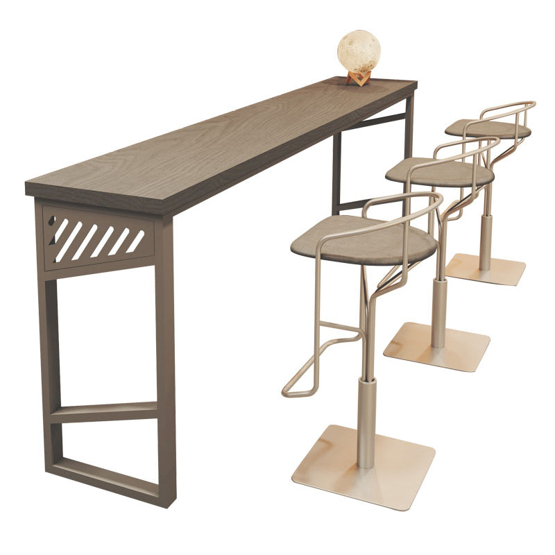 Tavolo da bar in legno in legno massiccio in legno in legno in legno in legno in legno industriale