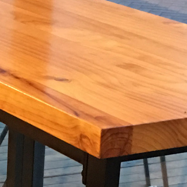 Modern Pub Table Solid Wood Bar Height Rectangle Table for Bar