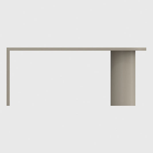 Tavolo da bar in stile contemporaneo da bar in legno massiccio con doppio piedistallo