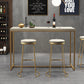 Modern White Wooden Bar Table Dining Table for Kitchen Living Room Clearhalo 'Bar Furniture' 'Bar Tables' 'bar_tables' 'furn' 'furn_bar_tables' 'Furniture' 'Kitchen & Dining Furniture' 5879136