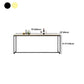 Modern White Wooden Bar Table Dining Table for Kitchen Living Room Clearhalo 'Bar Furniture' 'Bar Tables' 'bar_tables' 'furn' 'furn_bar_tables' 'Furniture' 'Kitchen & Dining Furniture' 5879140