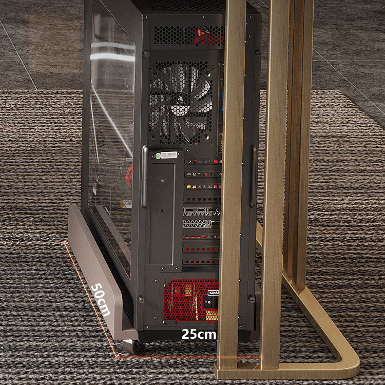 GRAM CURVE WRICHER BUREAU Câble Câble Bureau bureau avec 3 tiroirs