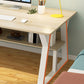 Rectangular Wooden Writing Desk Trestle Steel Table Leg Bedroom White Desk Clearhalo 'furn' 'furn_office_desk' 'Furniture' 'Office Desks' 'Office Furniture' 'office_desk' 5881490
