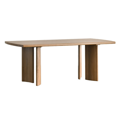 Solid Wood Meeting Table Home Office Curved Industrial Writing Desk 63"L x 31.5"W x 29.5"H Clearhalo 'furn' 'furn_office_desk' 'Furniture' 'Office Desks' 'Office Furniture' 'office_desk' 5881599