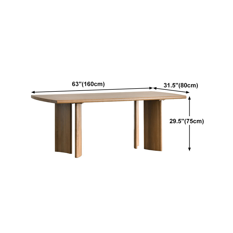Solid Wood Meeting Table Home Office Curved Industrial Writing Desk Clearhalo 'furn' 'furn_office_desk' 'Furniture' 'Office Desks' 'Office Furniture' 'office_desk' 5881603