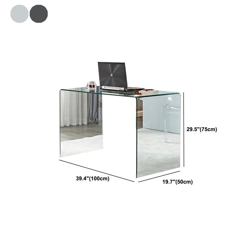 30 "h現代のオフィスデスクアクリル長方形のライティングデスク