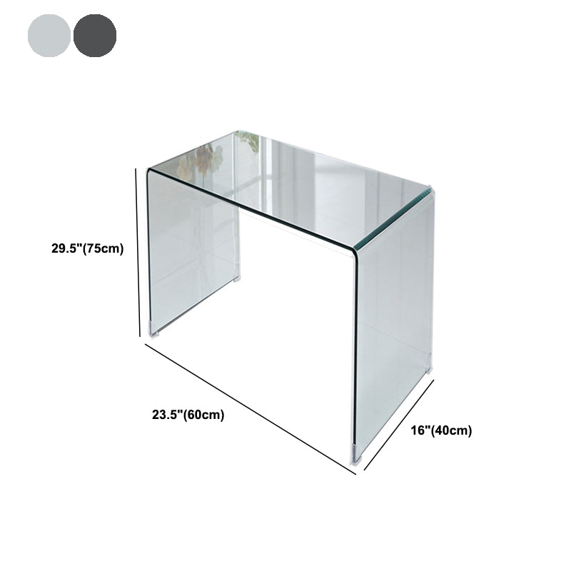 30 "h現代のオフィスデスクアクリル長方形のライティングデスク