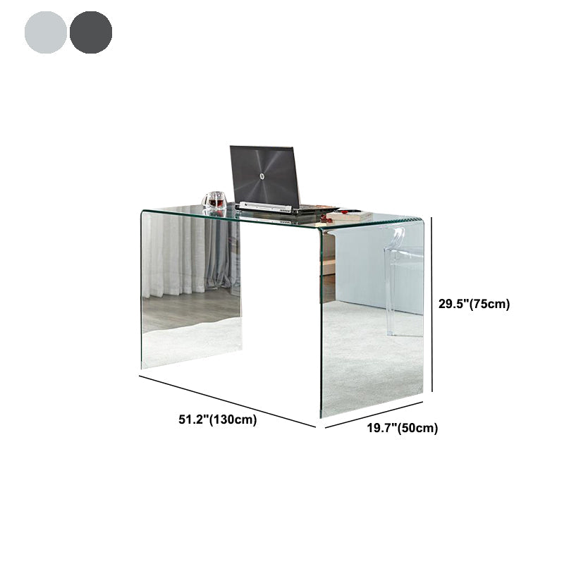 30 "h現代のオフィスデスクアクリル長方形のライティングデスク