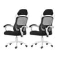 18" Wide Contemporary Office Chair Tilt Mechanism Swivel Chair 2 Piece Set Without Footrest White Clearhalo 'furn' 'furn_office_chair' 'Furniture' 'Office Chairs' 'Office Furniture' 'office_chair' 5881837
