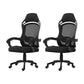 18" Wide Contemporary Office Chair Tilt Mechanism Swivel Chair 2 Piece Set Without Footrest Black Clearhalo 'furn' 'furn_office_chair' 'Furniture' 'Office Chairs' 'Office Furniture' 'office_chair' 5881854
