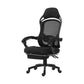 18" Wide Contemporary Office Chair Tilt Mechanism Swivel Chair 1 Piece With Footrest Black Clearhalo 'furn' 'furn_office_chair' 'Furniture' 'Office Chairs' 'Office Furniture' 'office_chair' 5881858