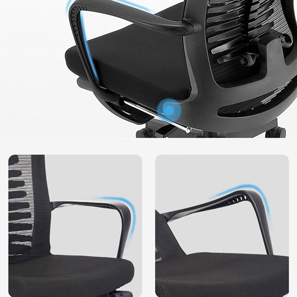 Modern Fixed Arms Office Chair Ergonomic Breathable AirGrid Chair Clearhalo 'furn' 'furn_office_chair' 'Furniture' 'Office Chairs' 'Office Furniture' 'office_chair' 5881901