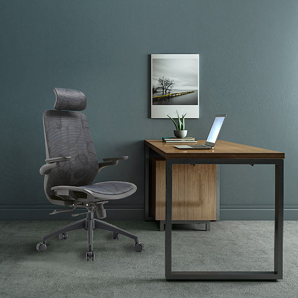 Adjustable High Back Office Chair Lumbar Support Contemporary Chair Clearhalo 'furn' 'furn_office_chair' 'Furniture' 'Office Chairs' 'Office Furniture' 'office_chair' 5881984