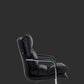 Contemporary Arm Chair Black Leather Fixed Arms Office Chair Clearhalo 'furn' 'furn_office_chair' 'Furniture' 'Office Chairs' 'Office Furniture' 'office_chair' 5881992