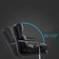Contemporary Arm Chair Black Leather Fixed Arms Office Chair Clearhalo 'furn' 'furn_office_chair' 'Furniture' 'Office Chairs' 'Office Furniture' 'office_chair' 5881996