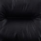 Contemporary Arm Chair Black Leather Fixed Arms Office Chair Clearhalo 'furn' 'furn_office_chair' 'Furniture' 'Office Chairs' 'Office Furniture' 'office_chair' 5881997