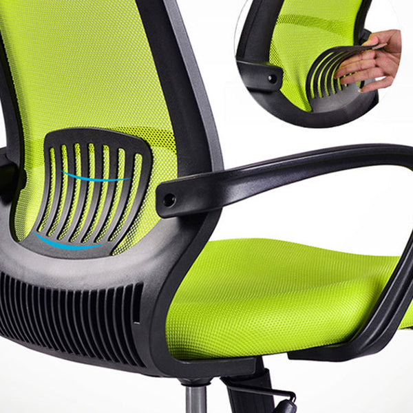 Contemporary Arm Chair Fixed Arms Lumbar Support Office Chair Clearhalo 'furn' 'furn_office_chair' 'Furniture' 'Office Chairs' 'Office Furniture' 'office_chair' 5882018
