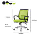 Contemporary Arm Chair Fixed Arms Lumbar Support Office Chair Clearhalo 'furn' 'furn_office_chair' 'Furniture' 'Office Chairs' 'Office Furniture' 'office_chair' 5882041